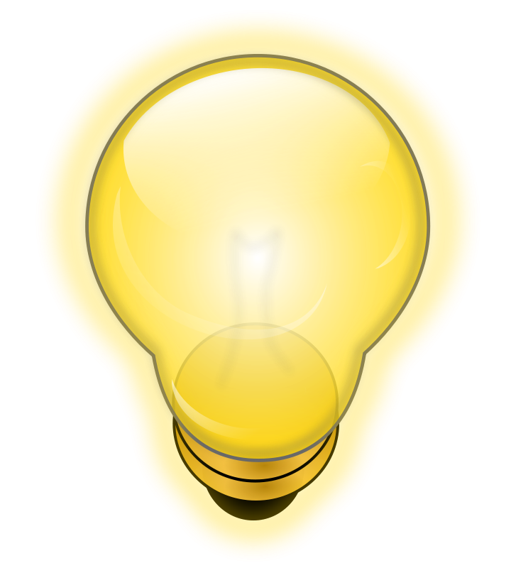 A light bulb